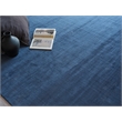 The Blues Handloomed Bamboo Silk Navy 9'x12' Area Rug