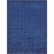 The Blues Handloomed Bamboo Silk Navy 9'x12' Area Rug