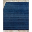 The Blues Handloomed Bamboo Silk Navy 8'x10' Area Rug
