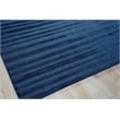 The Blues Handloomed Bamboo Silk Navy 9'x12' Area Rug