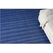 The Blues Handloomed Bamboo Silk Navy 9'x12' Area Rug