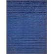 The Blues Handloomed Bamboo Silk Navy 9'x12' Area Rug