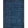 Tovello Modern Handloomed Silky Nylon Navy 10'x14' Area Rug
