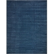 Tovello Modern Handloomed Silky Nylon Navy 15'x15' Square Area Rug