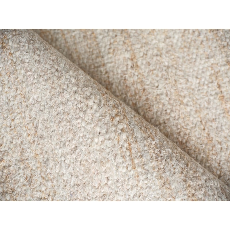 Tranquility Flatweave Wool/Mohair Beige 9'x12' Area Rug