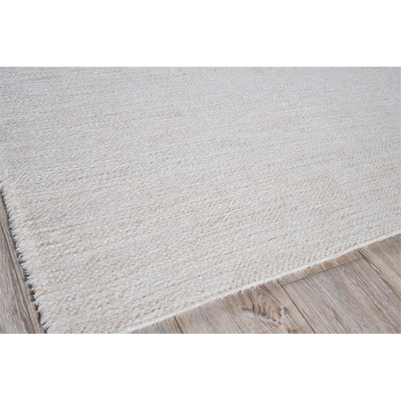 Tranquility Flatweave Wool/Mohair Ivory 10'x14' Area Rug