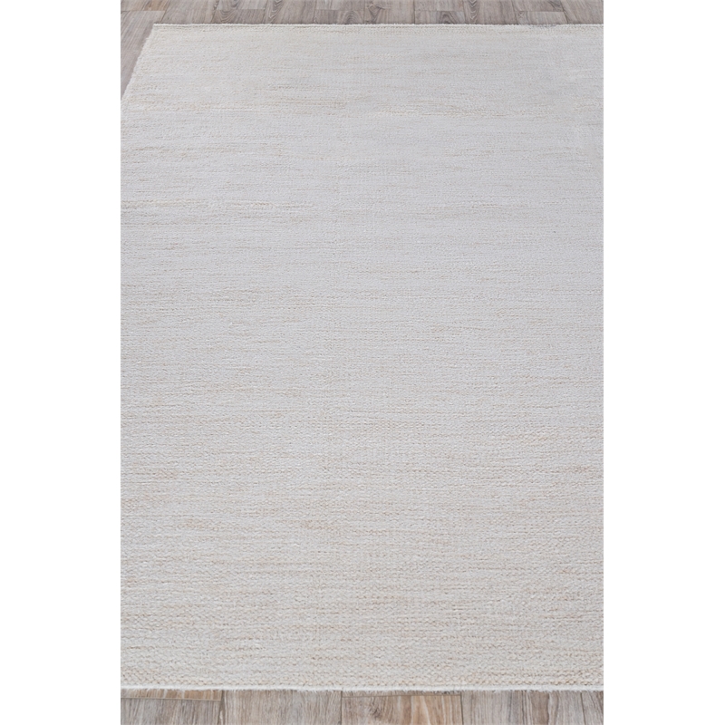 Tranquility Flatweave Wool/Mohair Ivory 10'x14' Area Rug