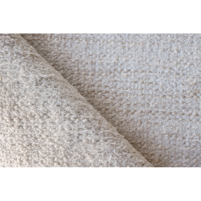Tranquility Flatweave Wool/Mohair Ivory 10'x14' Area Rug