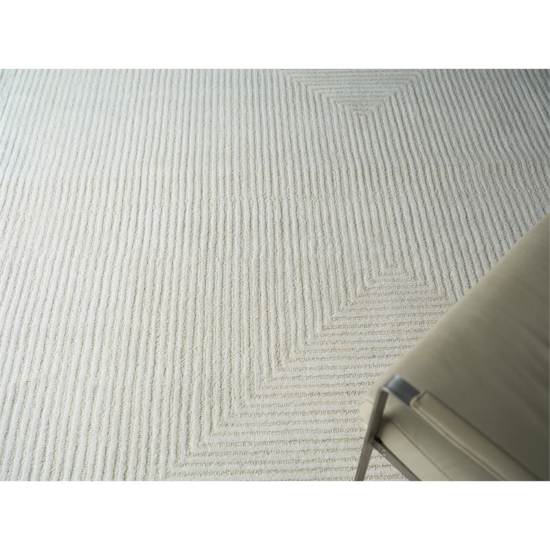 Teton Hand-Tufted New Zealand Wool Ivory 9'x12' Area Rug