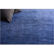 The Blues Handloomed Bamboo Silk Navy 9'x12' Area Rug