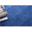 The Blues Handloomed Bamboo Silk Navy 9'x12' Area Rug