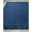 The Blues Handloomed Bamboo Silk Navy 10'x14' Area Rug