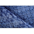 The Blues Handloomed Bamboo Silk Navy 8'x10' Area Rug
