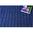 The Blues Handloomed Bamboo Silk Navy 8'x10' Area Rug