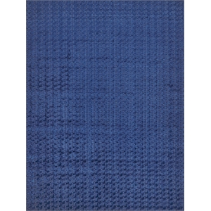The Blues Handloomed Bamboo Silk Navy 9'x12' Area Rug
