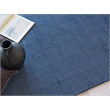 The Blues Handloomed Bamboo Silk Navy 10'x14' Area Rug