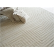 Tovello Modern Handloomed Silky Nylon Beige 10'x10' Square Area Rug