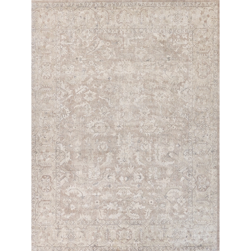 Tuscany Handloomed Wool/Bamboo Silk Tan 12'x15' Area Rug