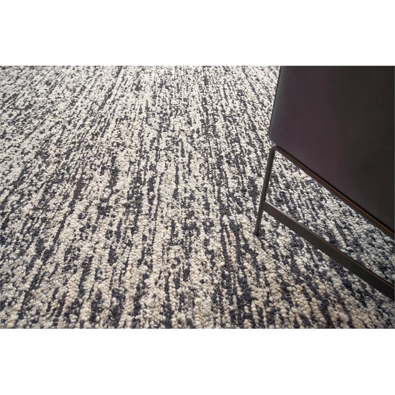 Tocayo Flatweave New Zealand Wool Black 8'x10' Area Rug