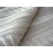 Tovello Modern Handloomed Silky Nylon Light Silver 15'x15' Square Area Rug