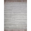 Tovello Modern Handloomed Silky Nylon Light Silver 15'x24' Area Rug