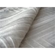 Tovello Modern Handloomed Silky Nylon Light Silver 15'x24' Area Rug