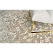 Tuscany Handloomed Wool/Bamboo Silk Brown 6'x9' Area Rug