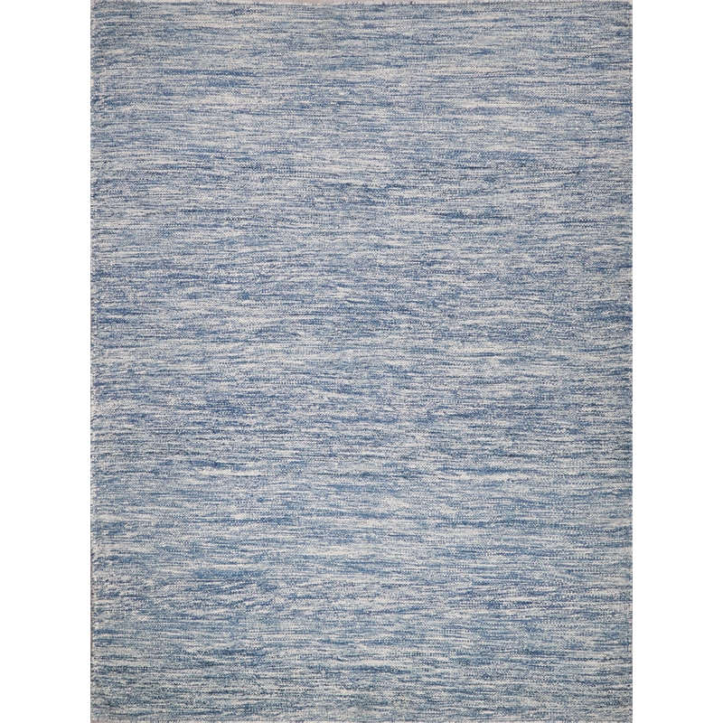 Tranquility Flatweave Wool/Mohair Blue 8'x10' Area Rug