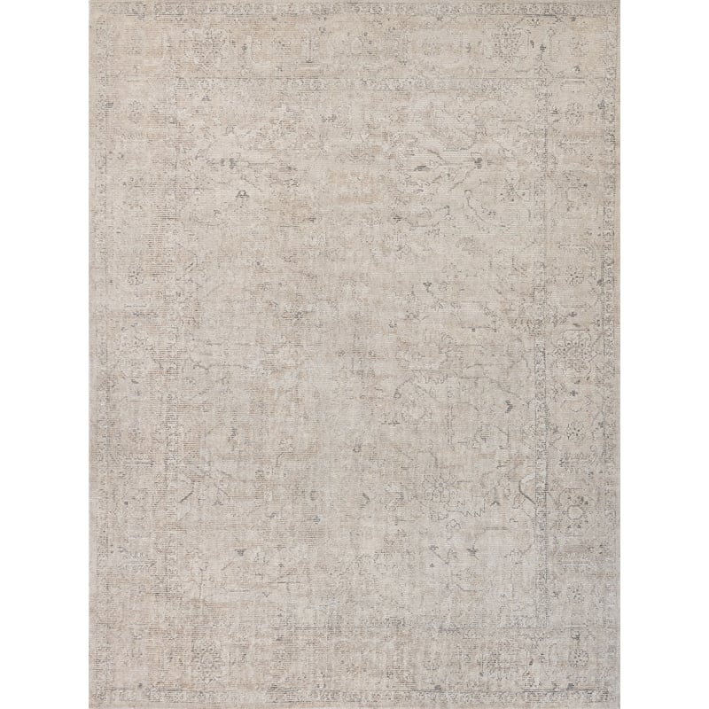 Tuscany Handloomed Wool/Bamboo Silk Light Beige 12'x15' Area Rug