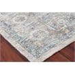 Tuscany Handloomed Wool/Bamboo Silk Beige/Blue 12'x15' Area Rug