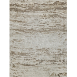 Travertine Handloomed Wool/Bamboo Silk Beige 12'x15' Area Rug
