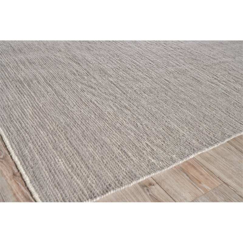 Triana Handloomed New Zealand Wool Gray 9'x12' Area Rug