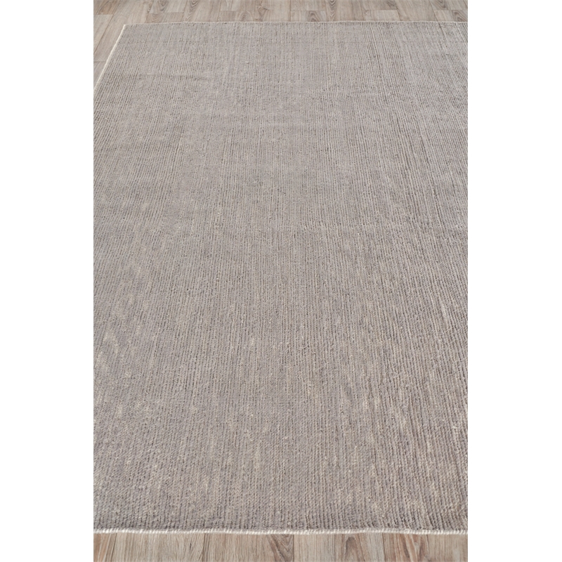 Triana Handloomed New Zealand Wool Gray 9'x12' Area Rug