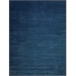 Velutto Modern Handloomed Silky Nylon Navy 14'x18' Area Rug
