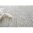 Urth Handloomed New Zealand Wool Silver 2'x3' Area Rug