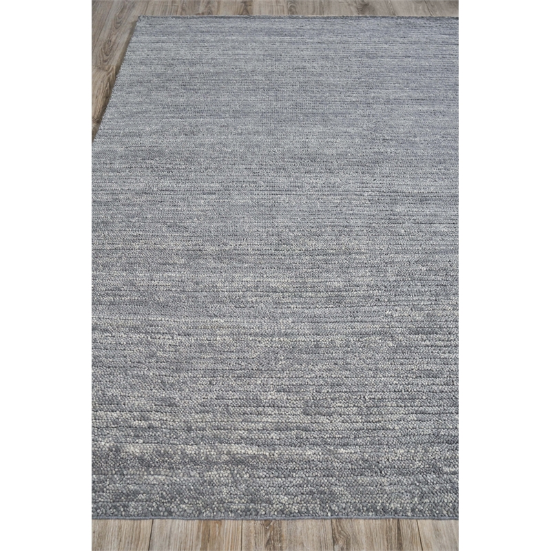 Urth Handloomed New Zealand Wool Gray 10'x14' Area Rug