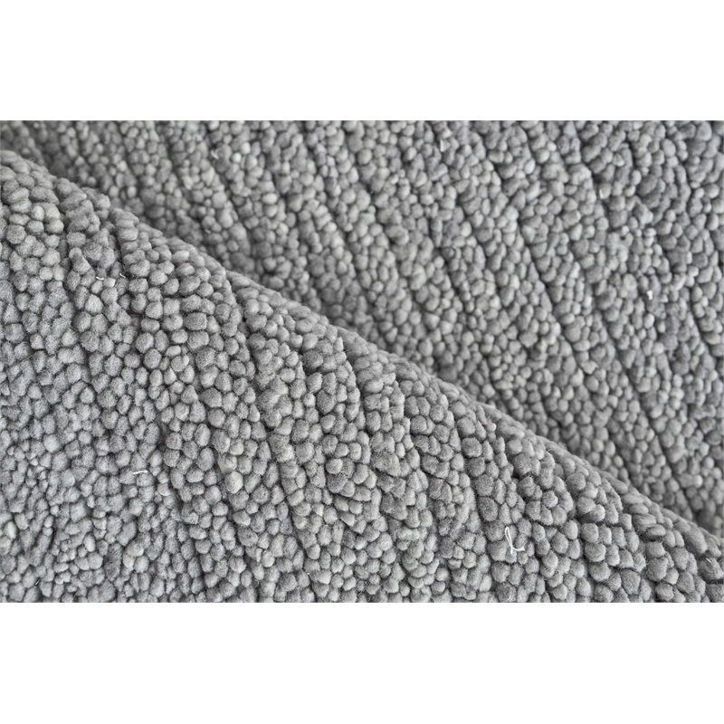 Urth Handloomed New Zealand Wool Gray 10'x14' Area Rug