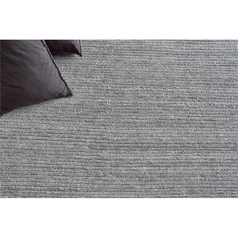 Urth Handloomed New Zealand Wool Gray 14'x18' Area Rug
