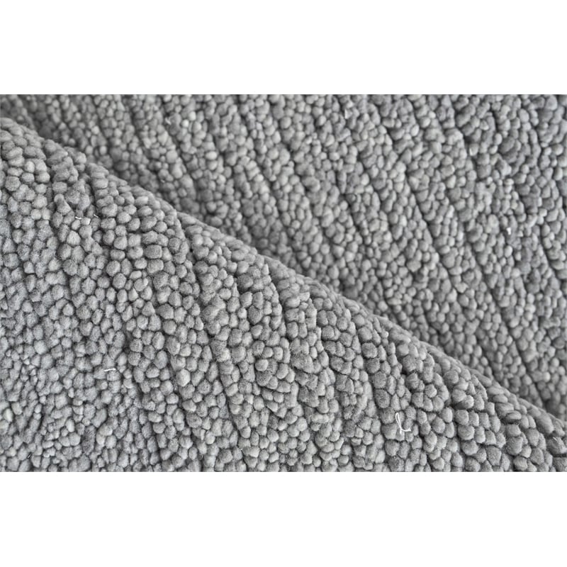 Urth Handloomed New Zealand Wool Gray 8'x10' Area Rug
