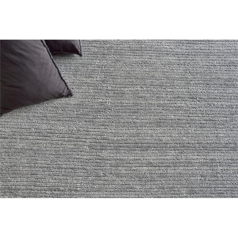 Urth Handloomed New Zealand Wool Gray 8'x10' Area Rug