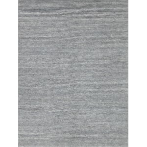 Urth Handloomed New Zealand Wool Gray 8'x10' Area Rug