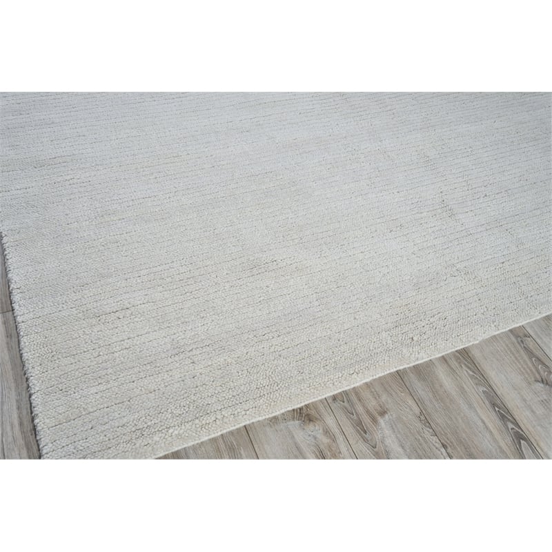 Urth Handloomed New Zealand Wool Cream 8'x10' Area Rug