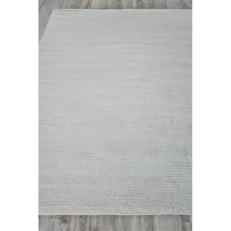 Urth Handloomed New Zealand Wool Cream 8'x10' Area Rug
