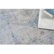 Vintage Looms Power Loom Polyester Beige/Blue 2'x3' Area Rug