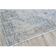 Vintage Looms Power Loom Polyester Beige/Blue 9'x12' Area Rug