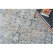Vintage Looms Power Loom Polyester Rust/Navy 8'x10' Area Rug