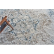 Vintage Looms Power Loom Polyester Rust/Navy 8'x10' Area Rug