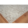 Vista Handloomed Wool/Bamboo Silk Beige 10'x14' Area Rug