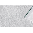 Velutto Modern Handloomed Silky Nylon White 2'x3' Area Rug