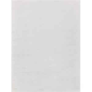 Velutto Modern Handloomed Silky Nylon White 2'x3' Area Rug
